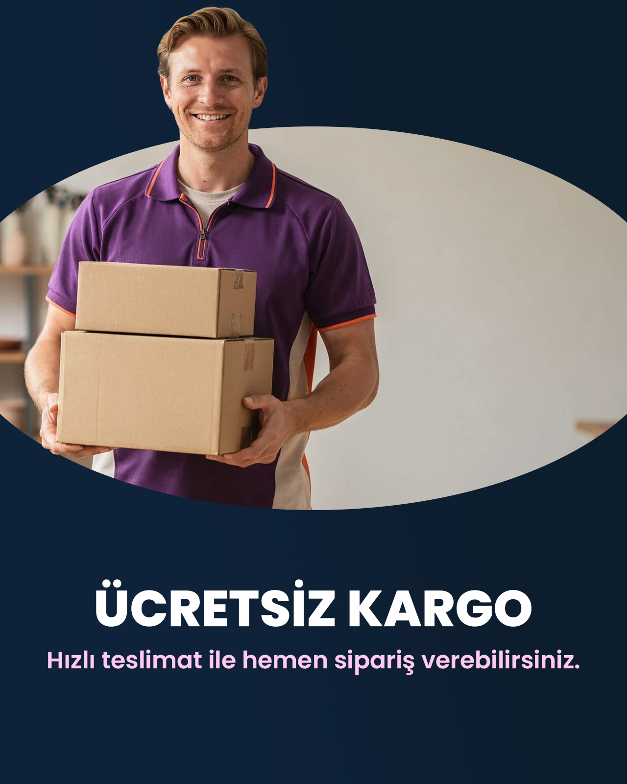 Ücretsiz hızlı kargo